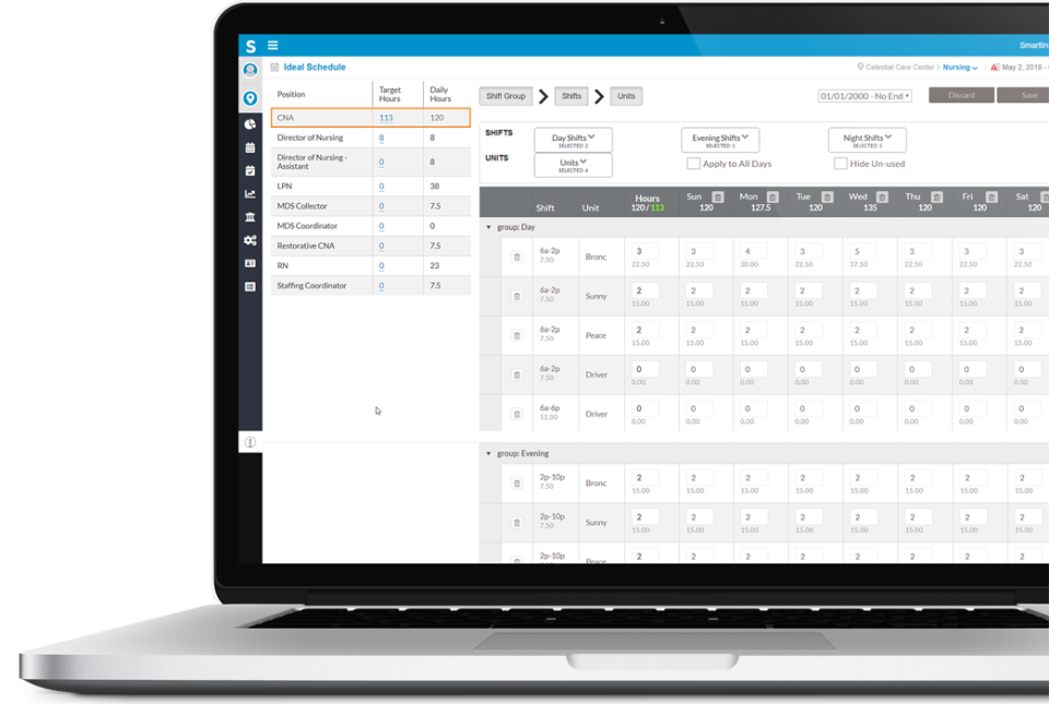 SmartLinx_Ideal_Schedule_Scree